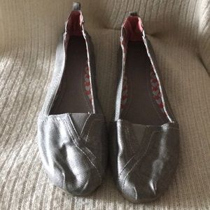 Madden Girl Silver/Grey Slip on Shoes